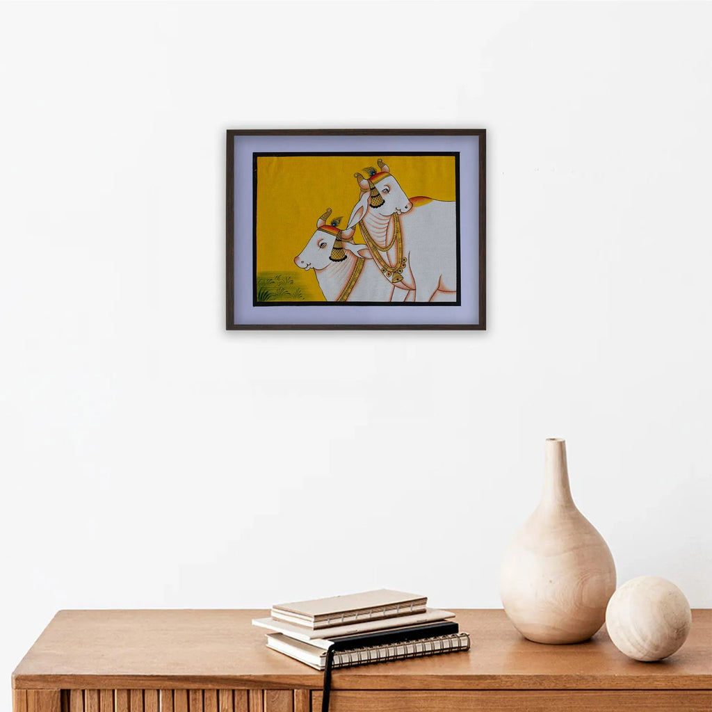 Pichwai Art - Pichwai Cow