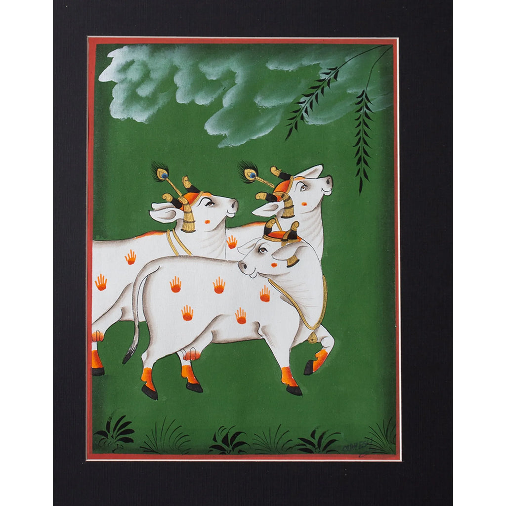 Pichwai Art - Pichwai Cow