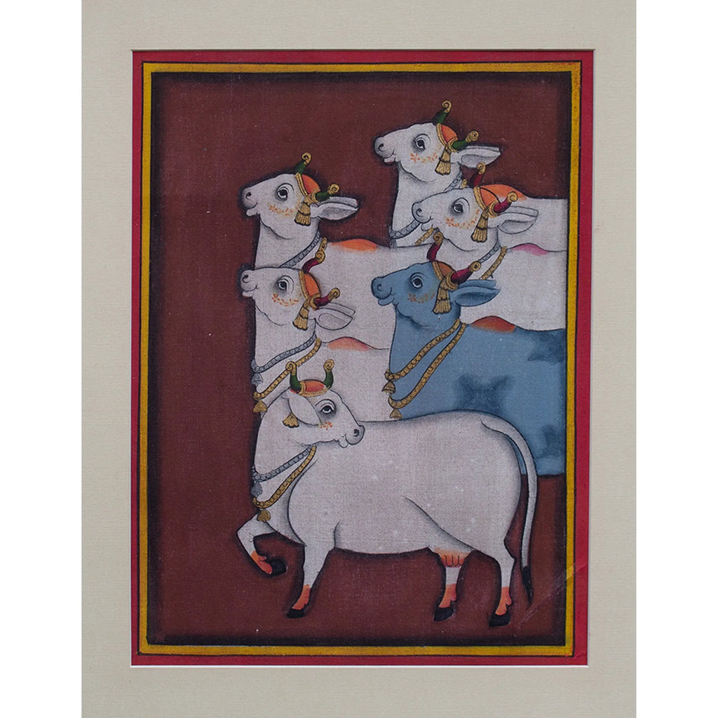 Pichwai Art - Pichwai Cow