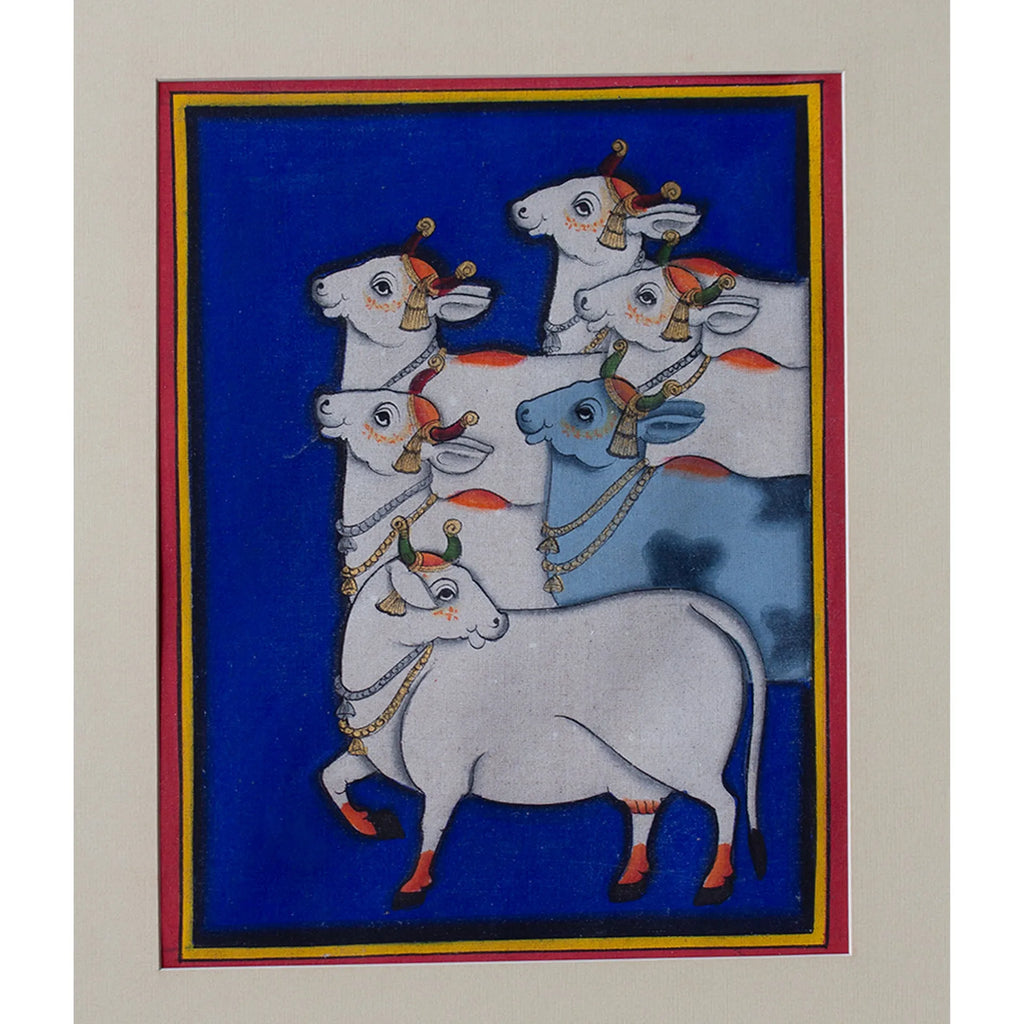 Pichwai Art - Pichwai Cow