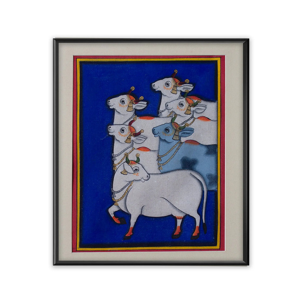 Pichwai Art - Pichwai Cow