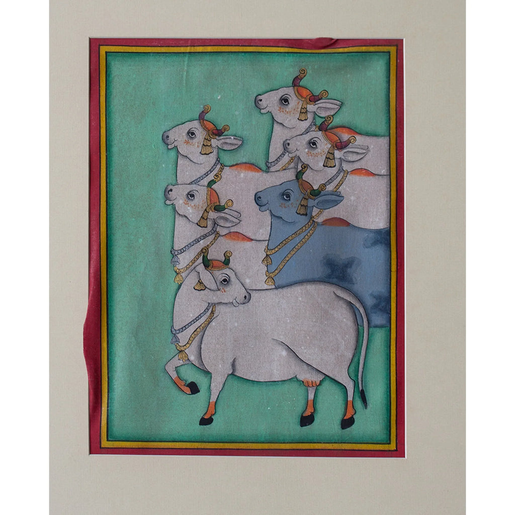 Pichwai Art - Pichwai Cow