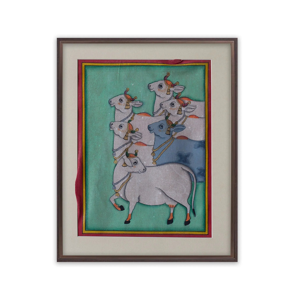 Pichwai Art - Pichwai Cow