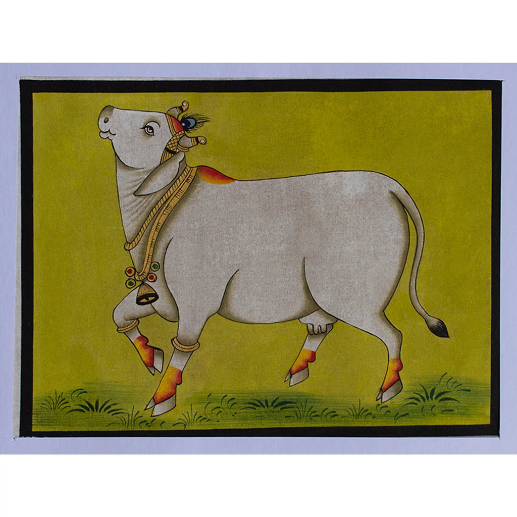 Pichwai Art - Pichwai Cow