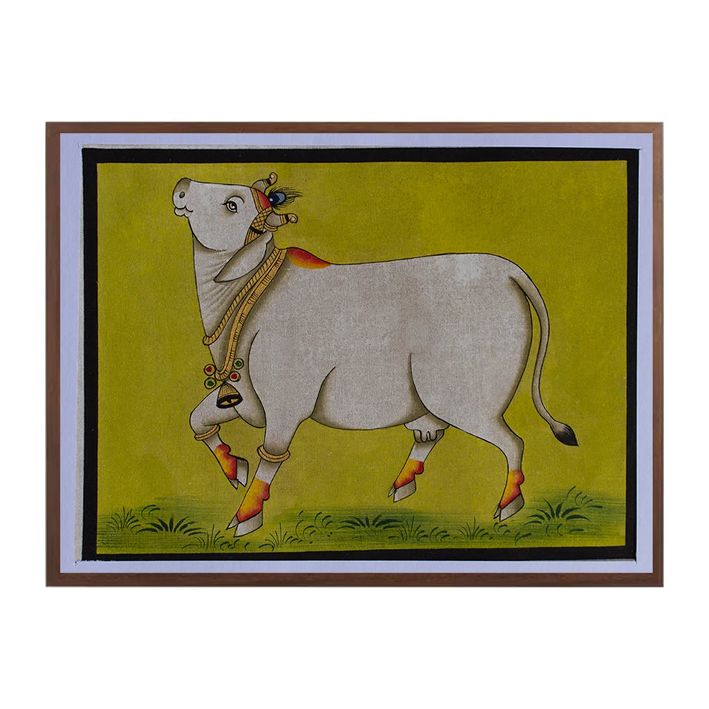 Pichwai Art - Pichwai Cow