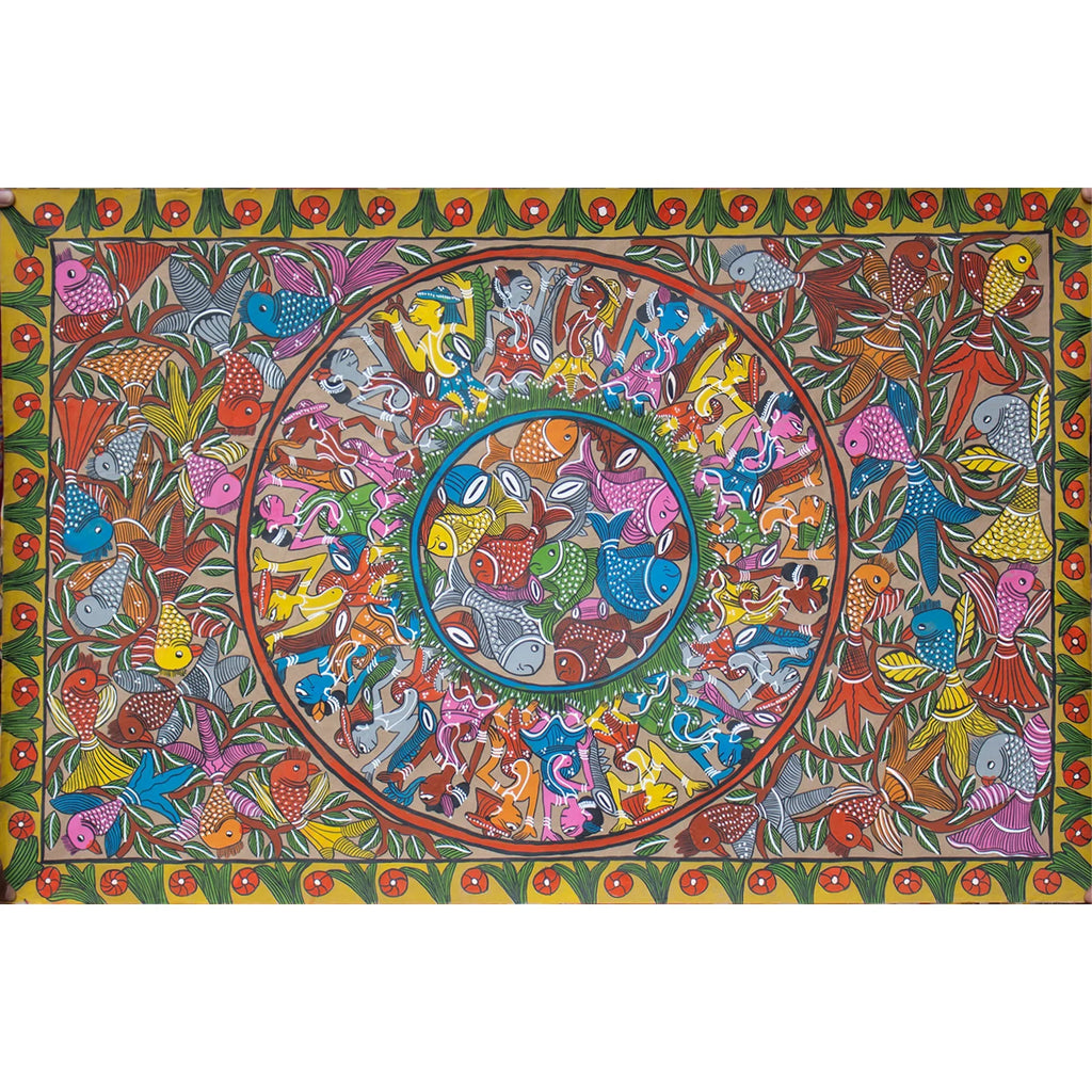 Bengal Pattachitra - Pretty women