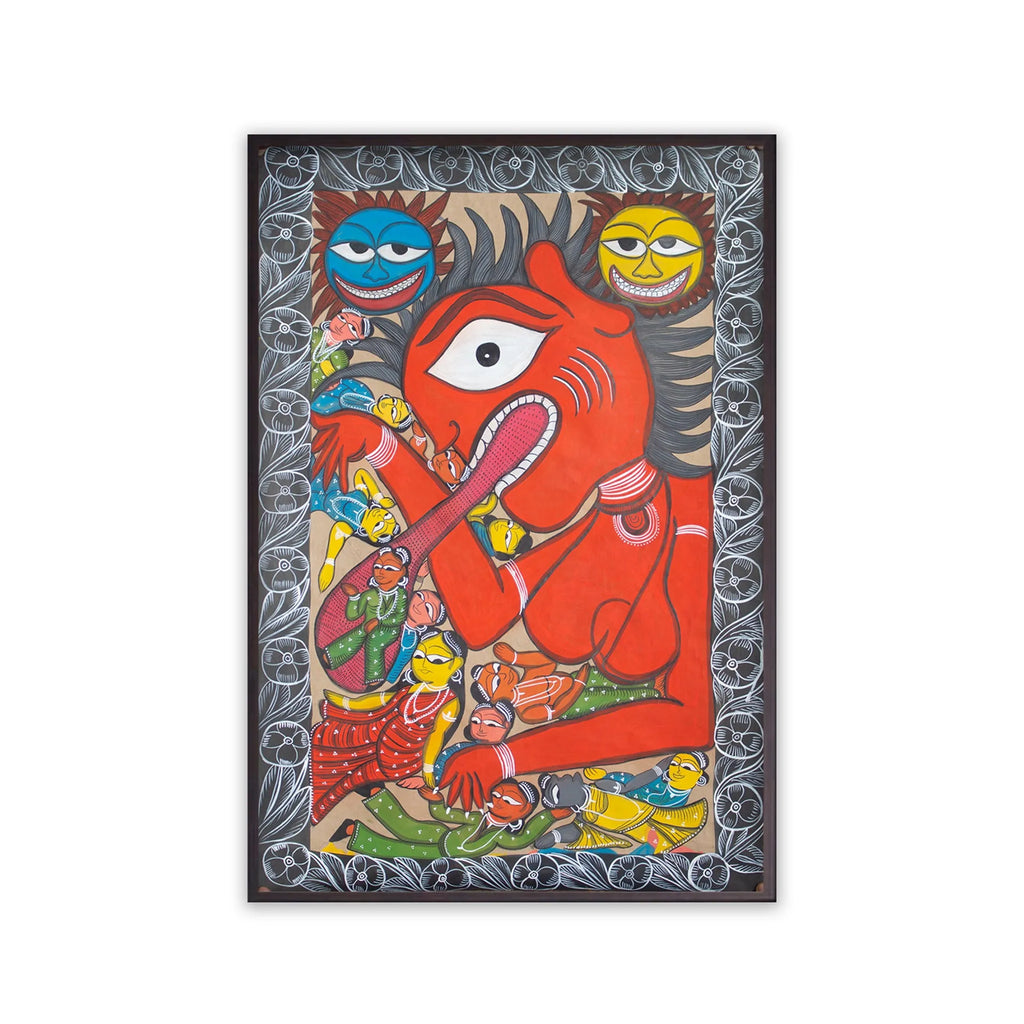 Bengal Pattachitra - Corona Virus