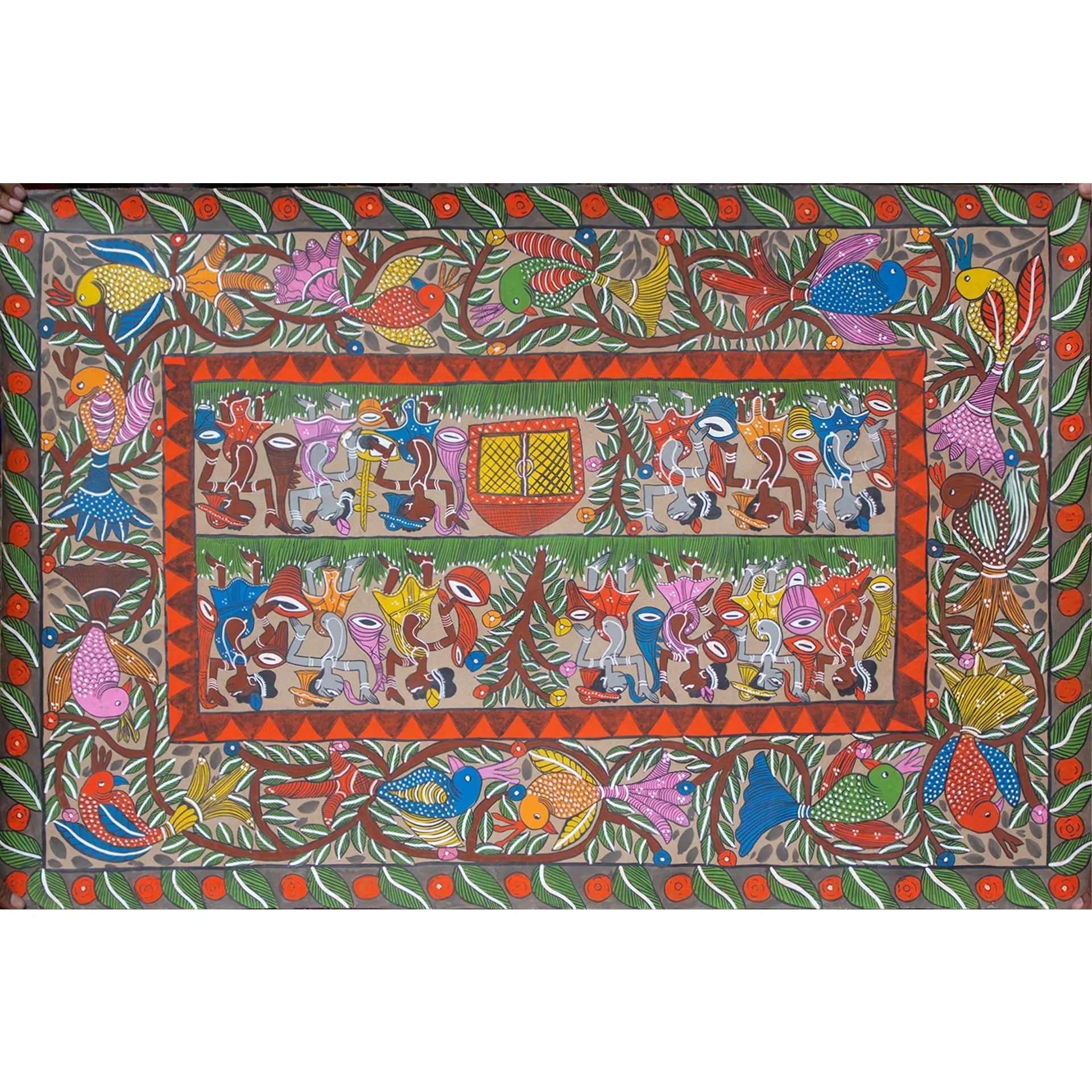 Bengal Pattachitra - Tribal life story