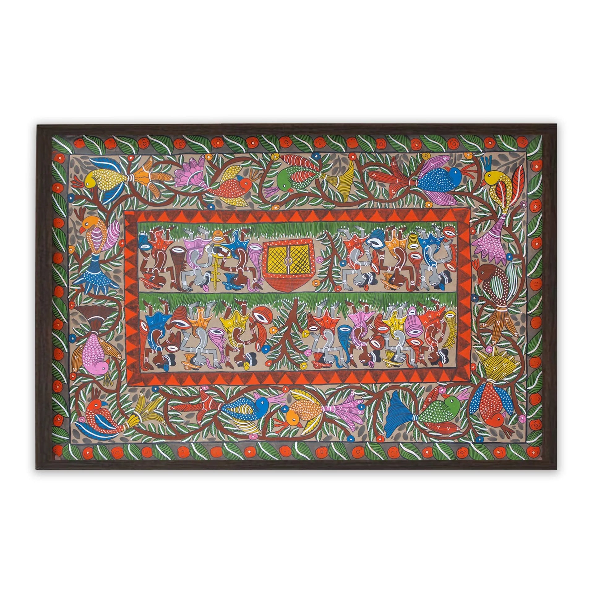 Bengal Pattachitra - Tribal life story