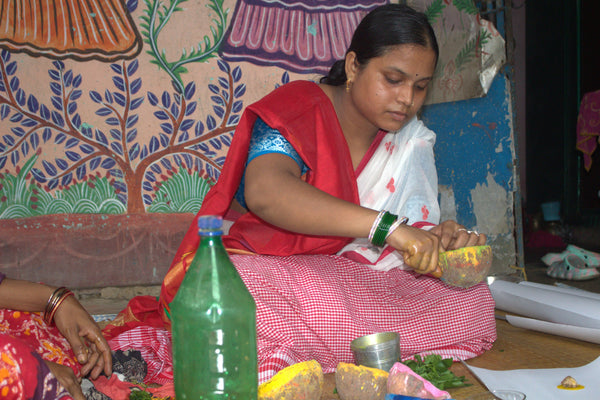 Bengal Pattachitra - Durga Ji Story