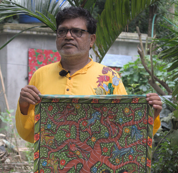 Bengal Pattachitra - Corona Virus