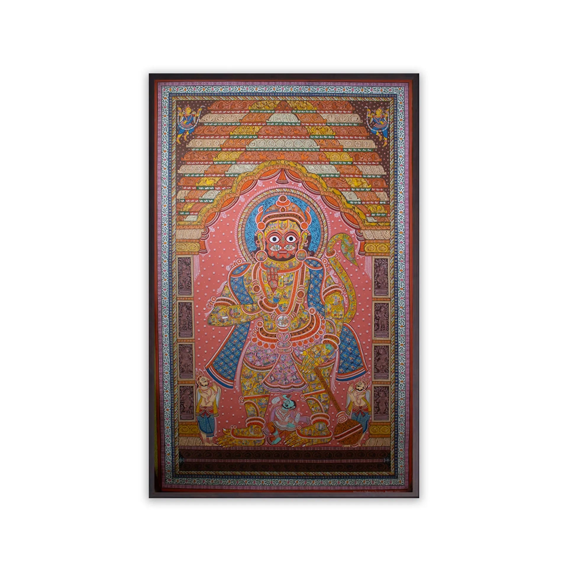 Orissa Pattachitra - Ramayan story in Hanuman body