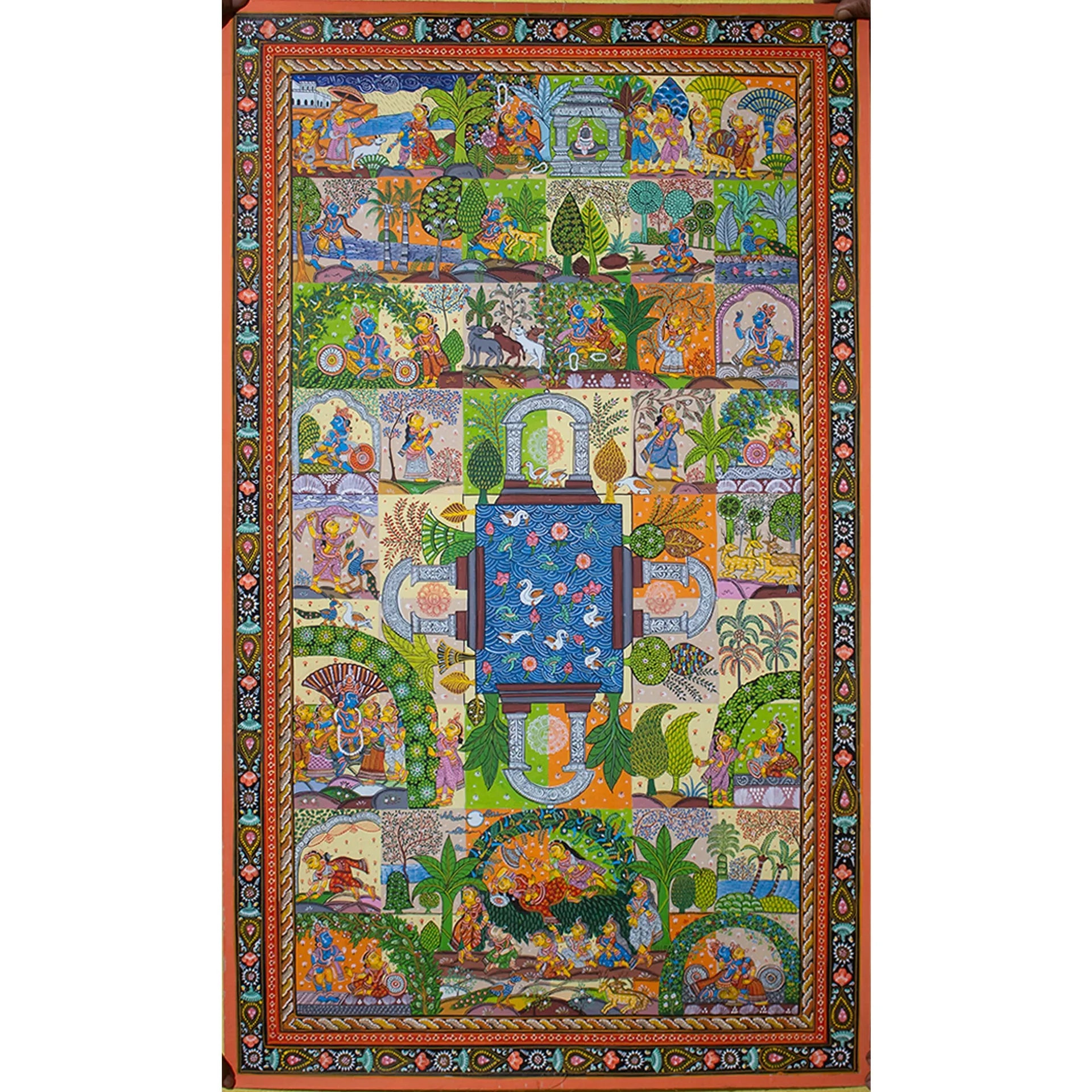 Orissa Pattachitra - Geet Govind Story- krishna manubhanjan- All Raas