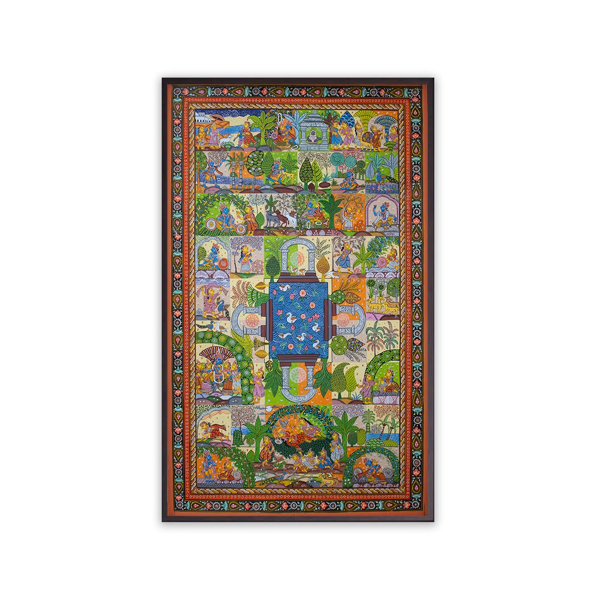 Orissa Pattachitra - Geet Govind Story- krishna manubhanjan- All Raas