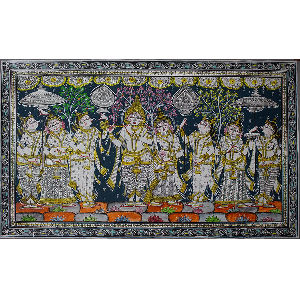 Orissa Pattachitra - Radha Krishna