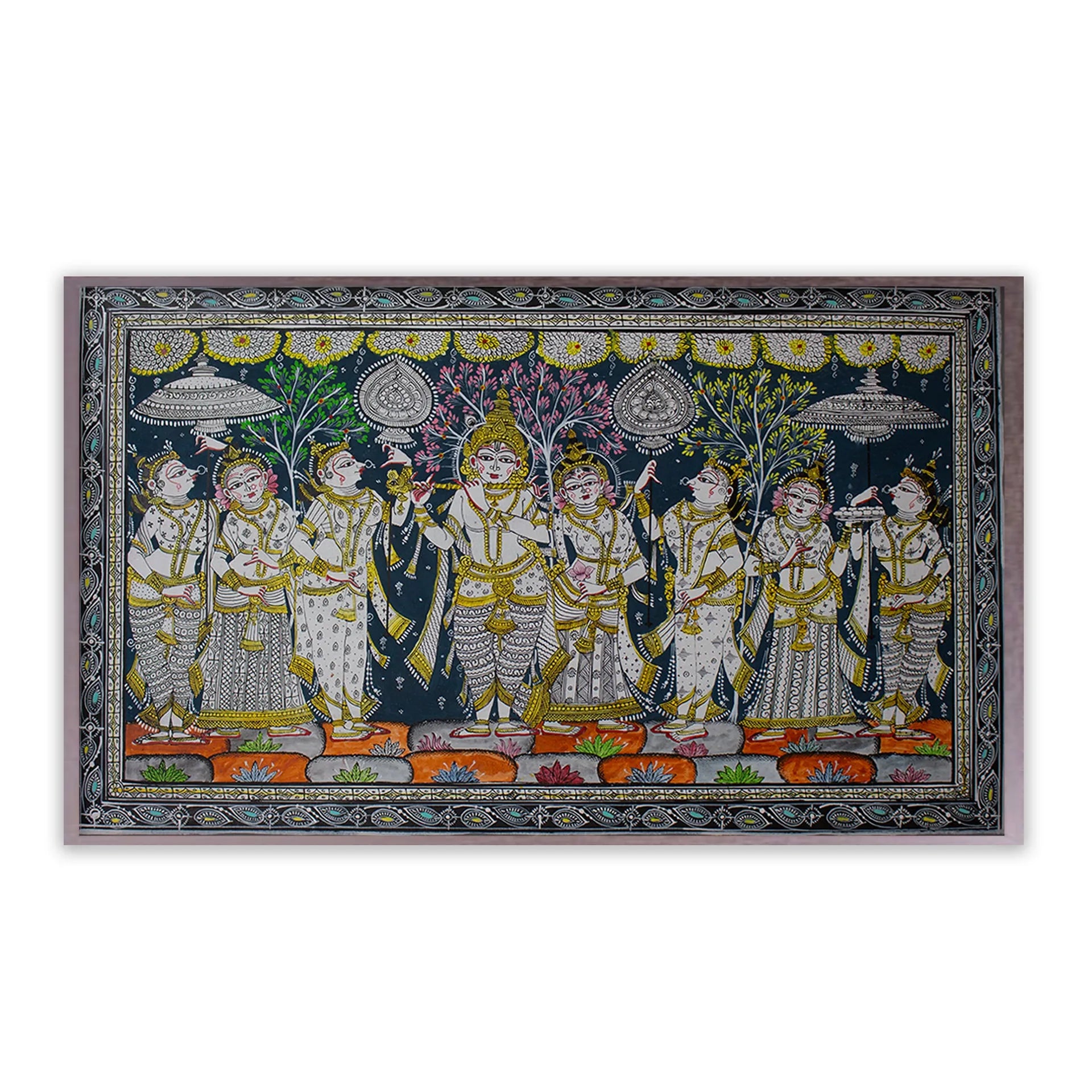 Orissa Pattachitra - Radha Krishna