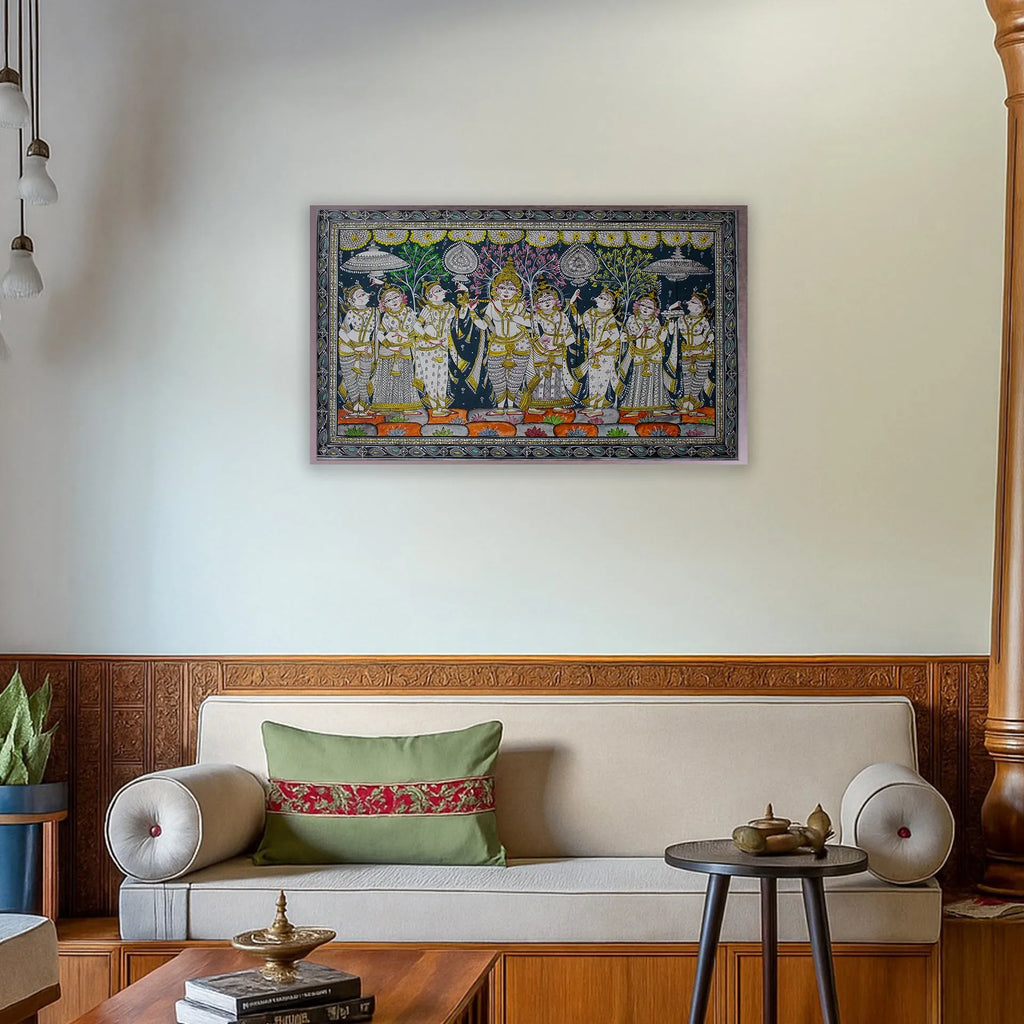 Orissa Pattachitra - Radha Krishna