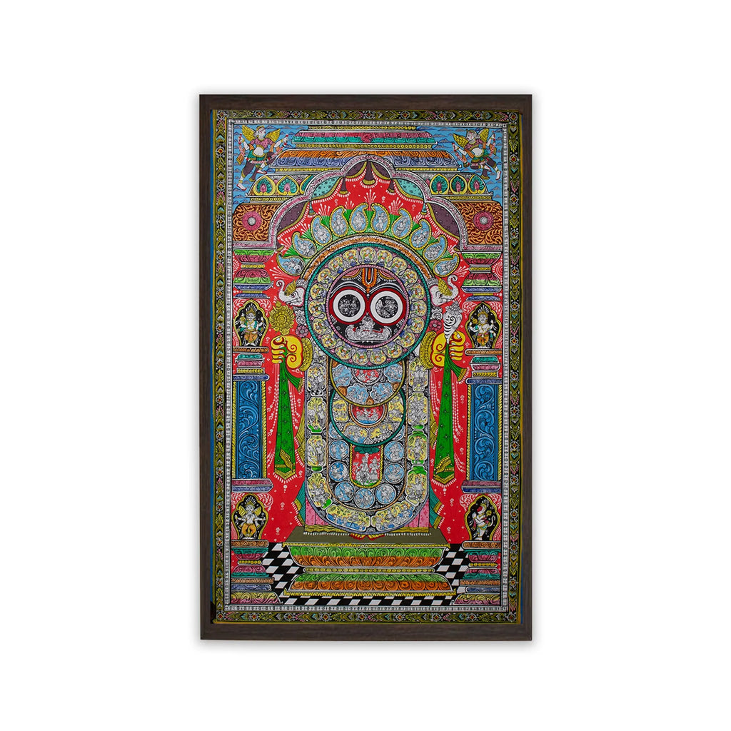 Orissa Pattachitra - Jagannatha- krishna story and dasavtar