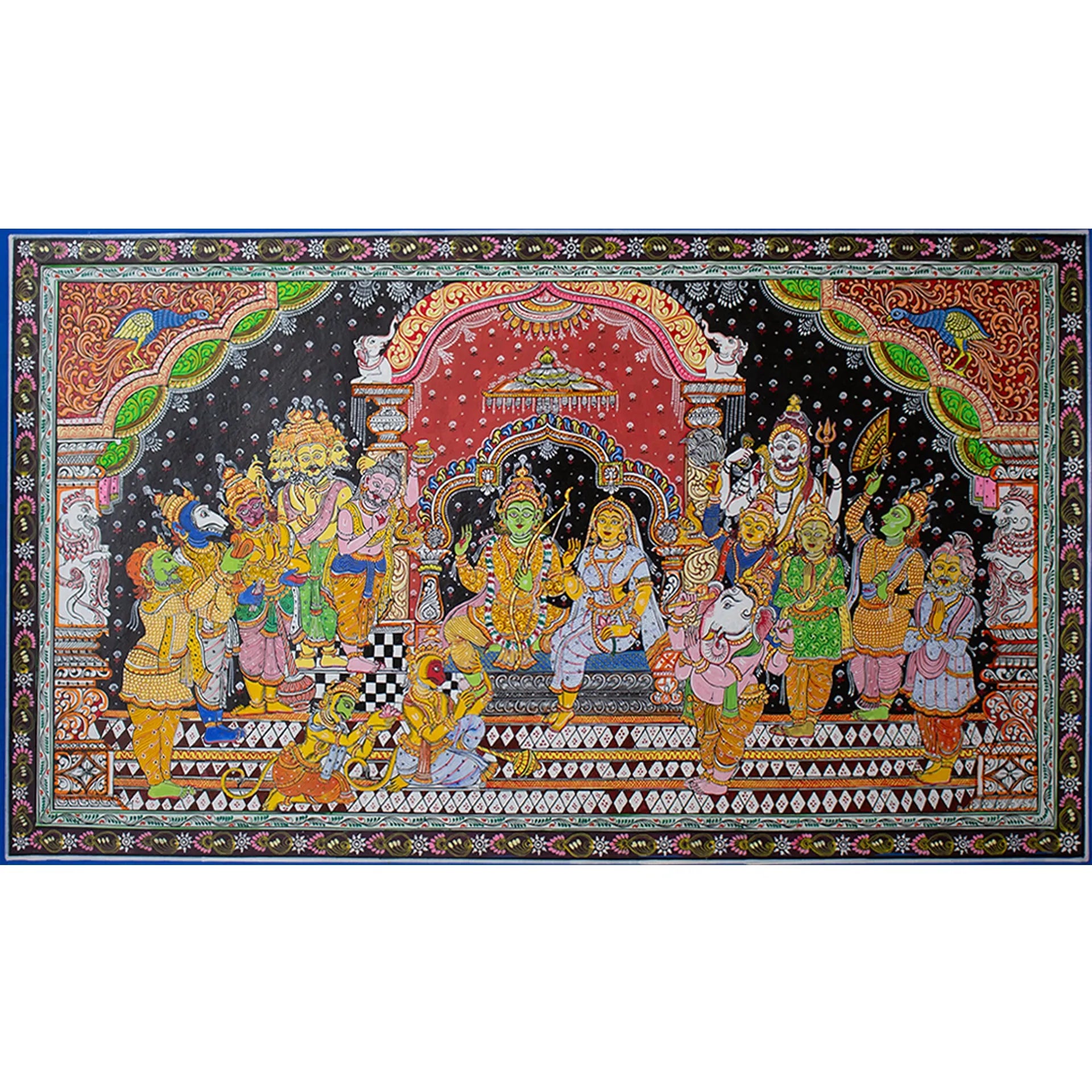 Orissa Pattachitra - Ram Darbar