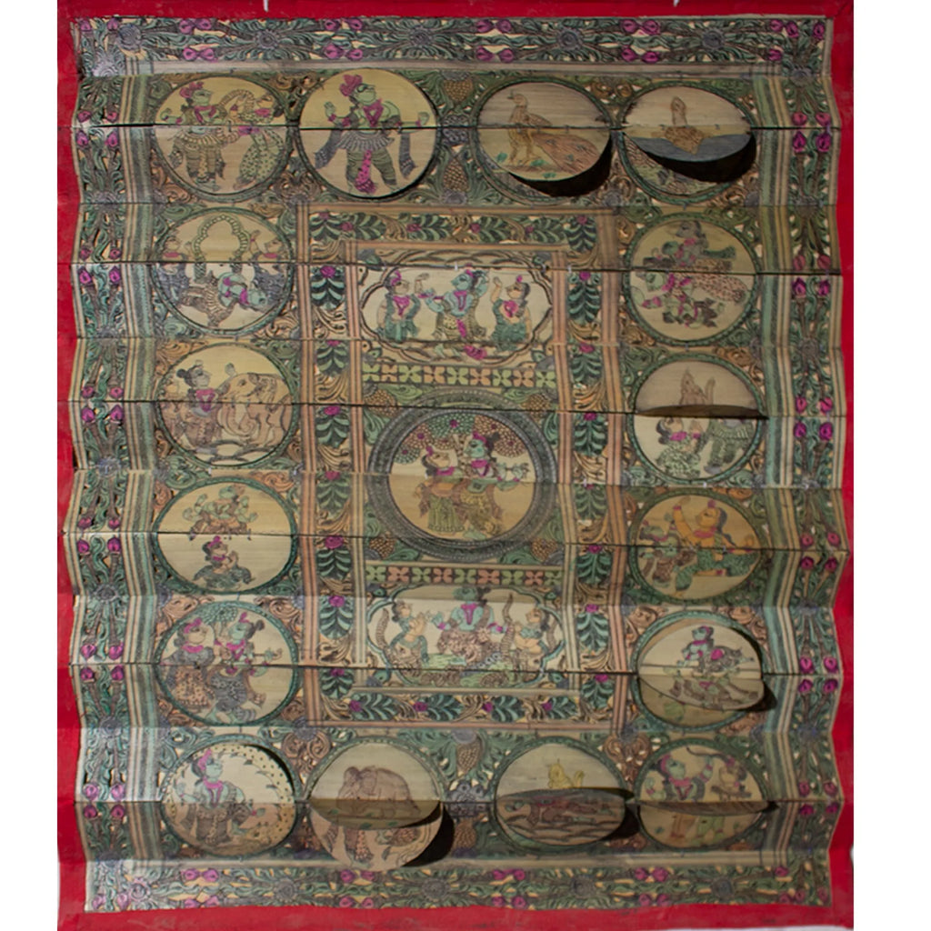 Palm Leaf - Radha Krishna Leela