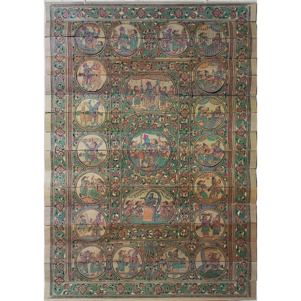 Palm Leaf - Krishna Leela