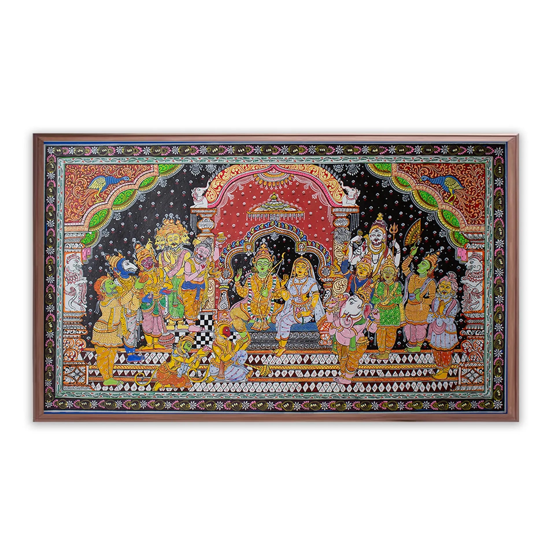 Orissa Pattachitra - Ram Darbar