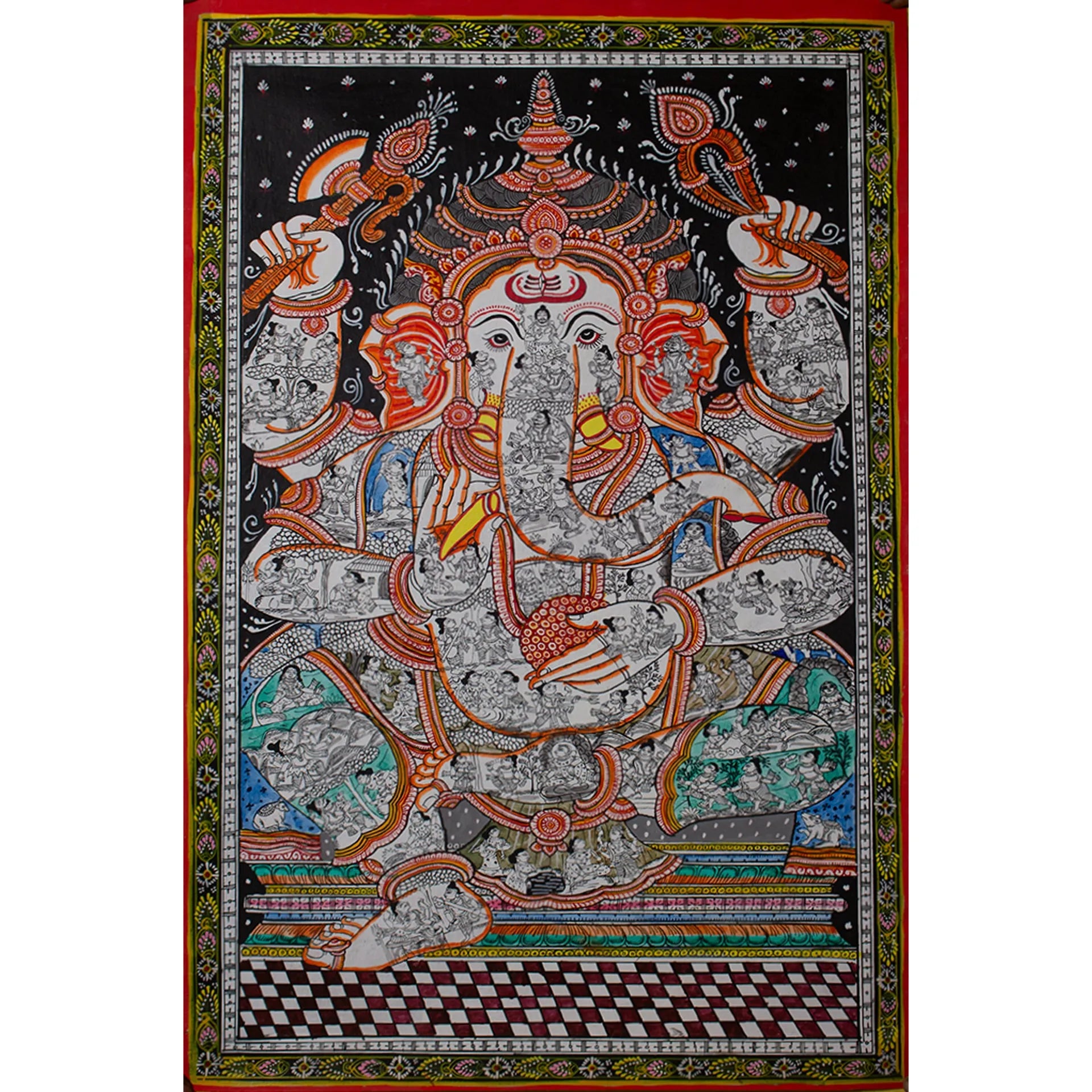 Orissa Pattachitra - Ganesh story