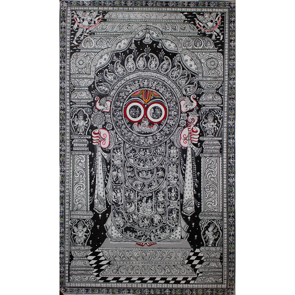 Orissa Pattachitra - Jagannatha- krishna story and dasavtar