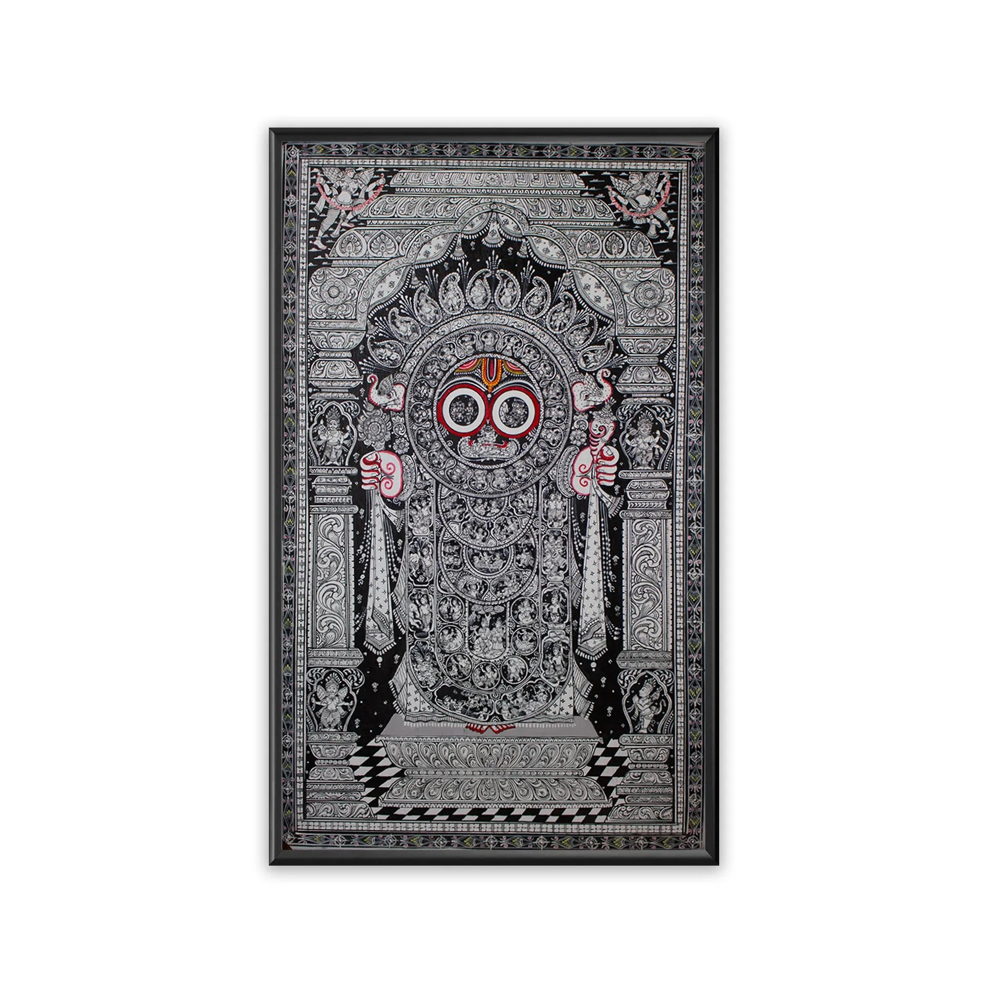Orissa Pattachitra - Jagannatha- krishna story and dasavtar