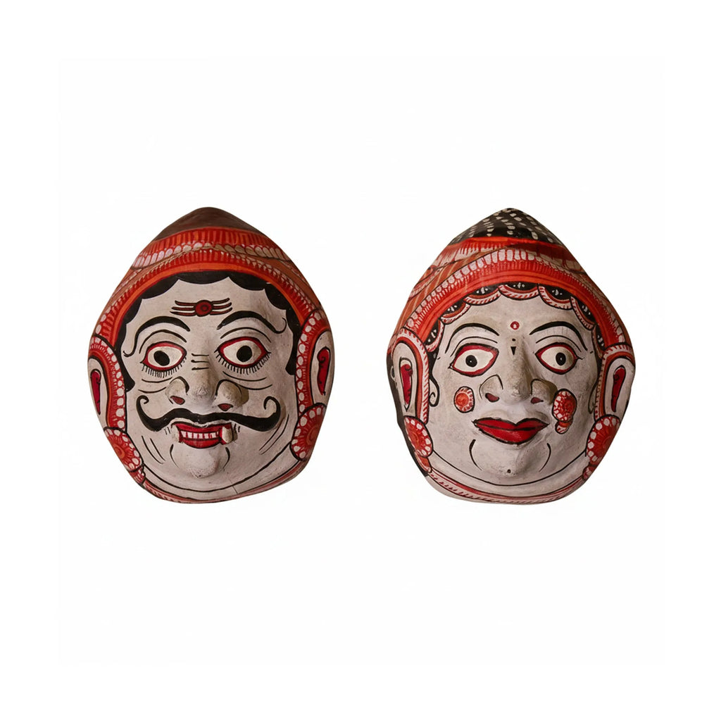 Orissa mask - Set of Man and Women