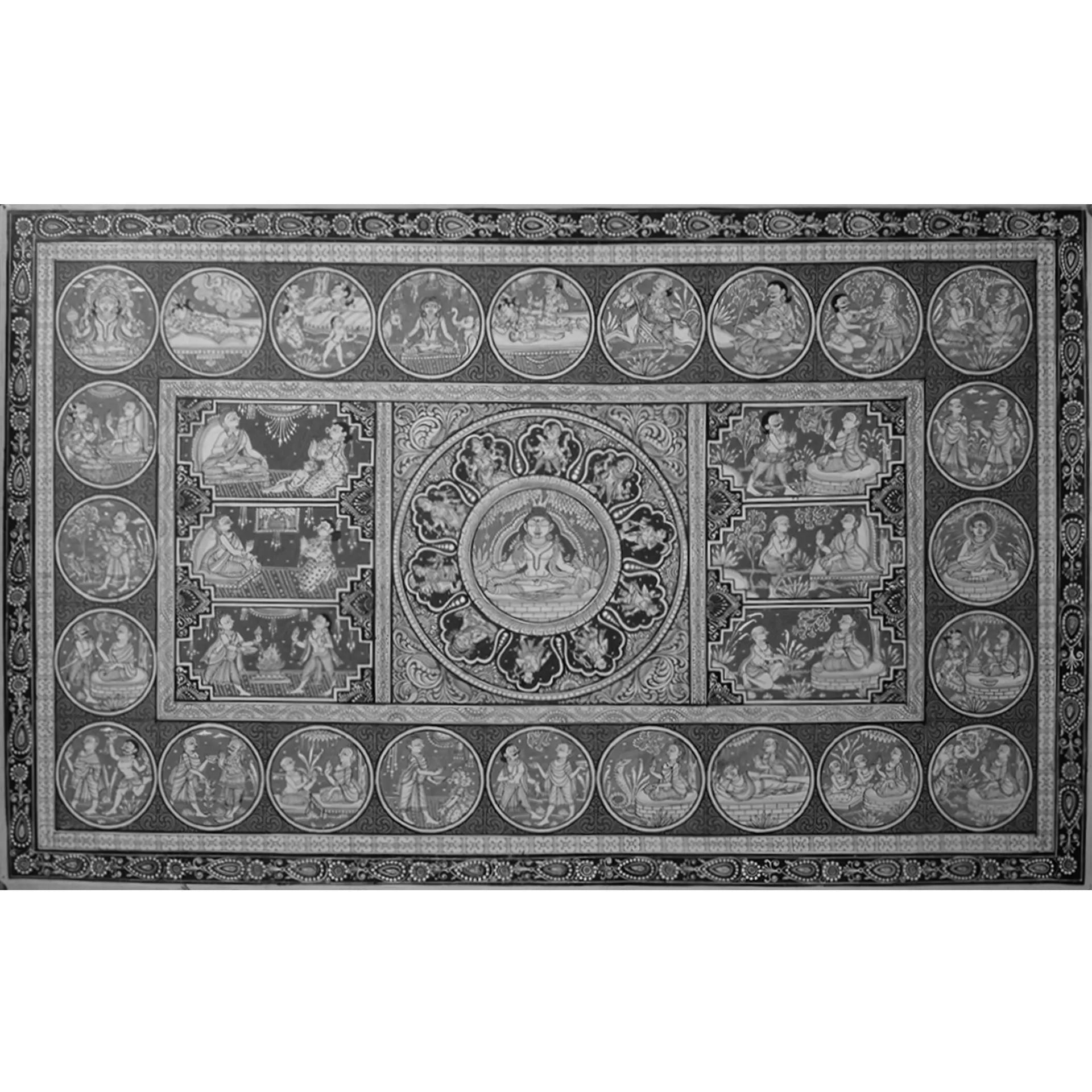 Orissa Pattachitra - Buddha Story