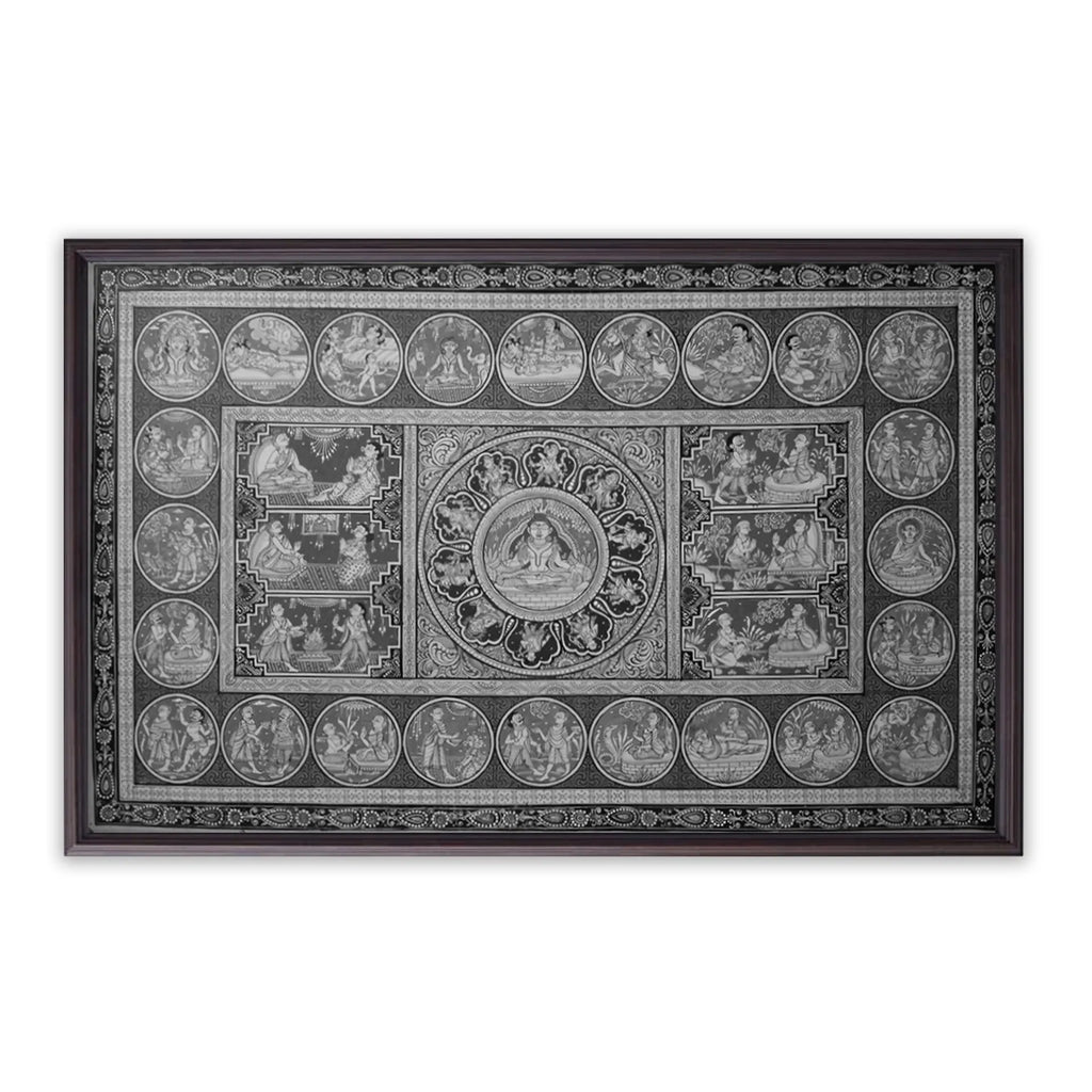 Orissa Pattachitra - Buddha Story