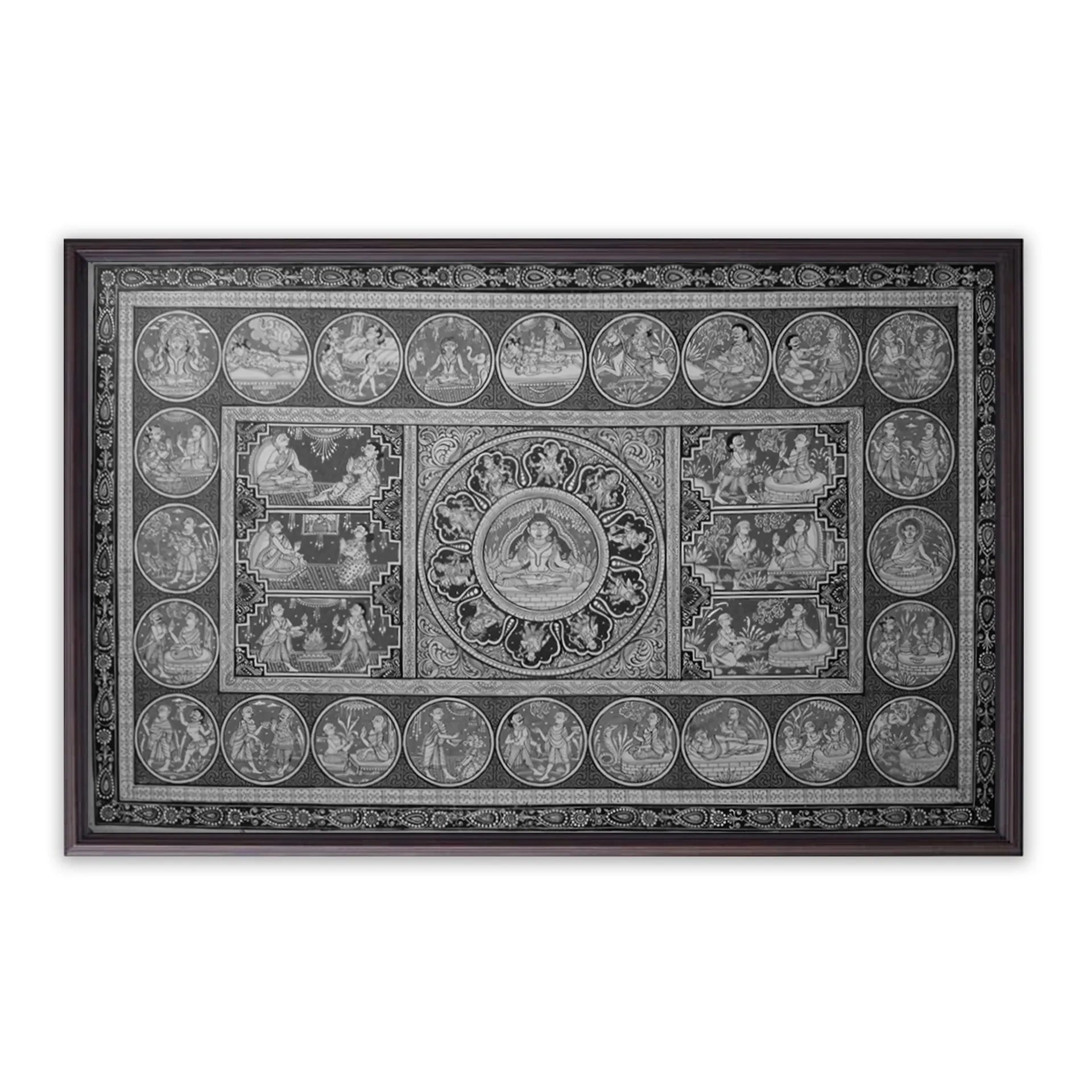 Orissa Pattachitra - Buddha Story