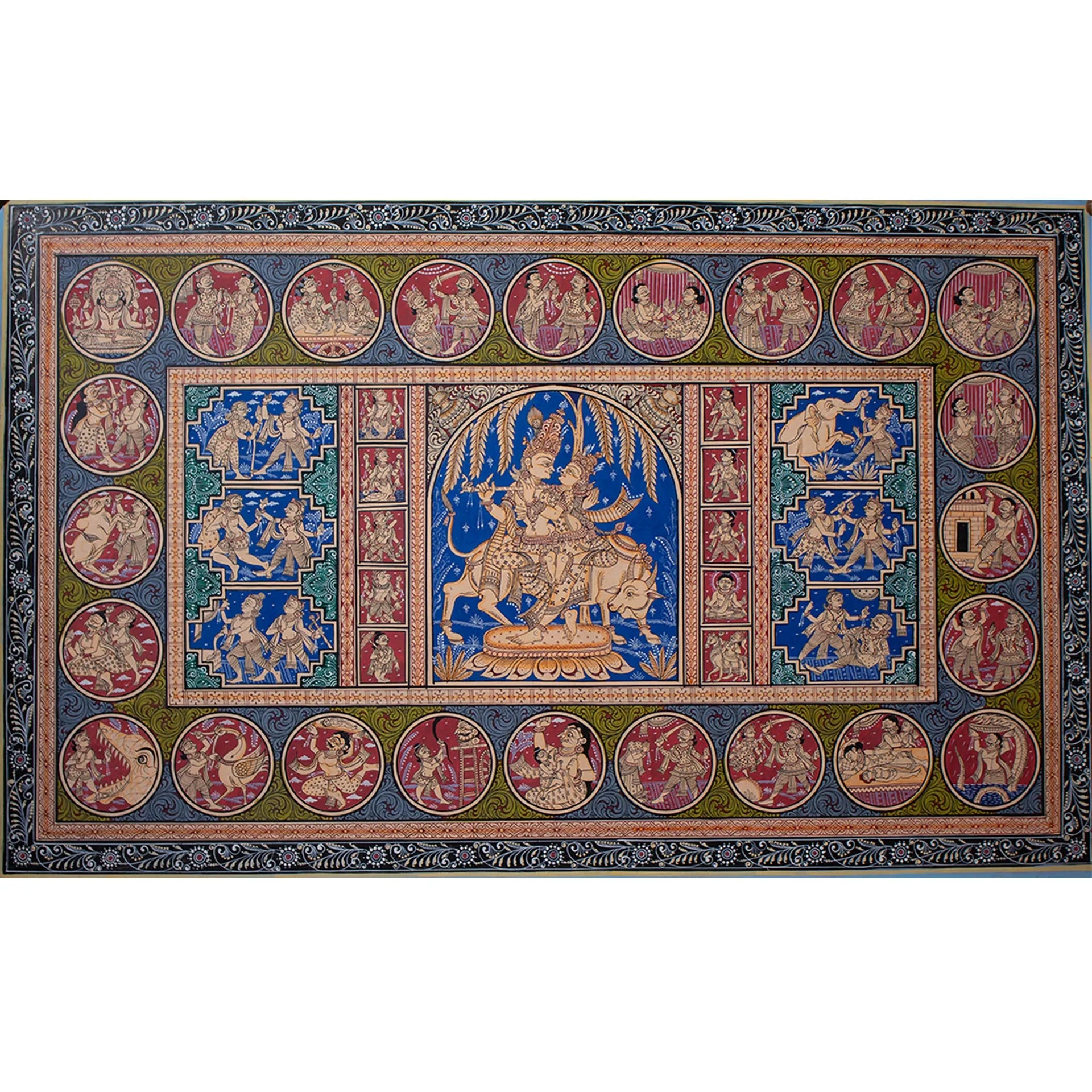 Orissa Pattachitra - Krishna Story