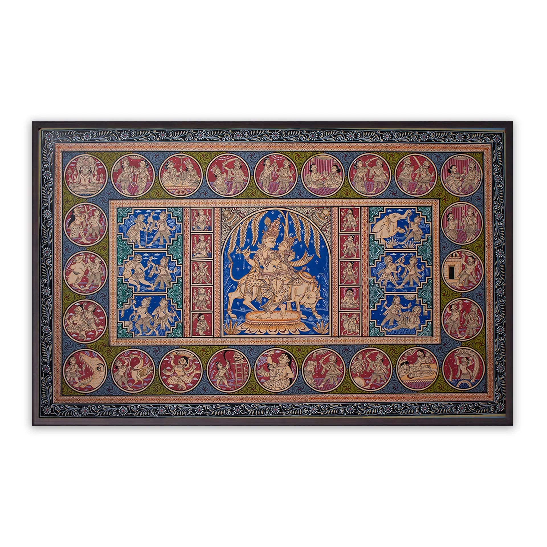 Orissa Pattachitra - Krishna Story
