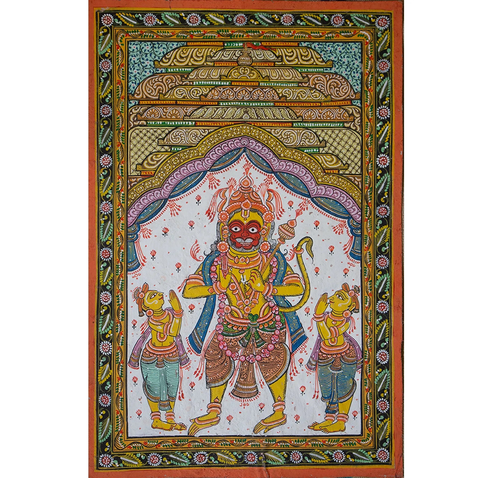 Orissa Pattachitra - Hanuman
