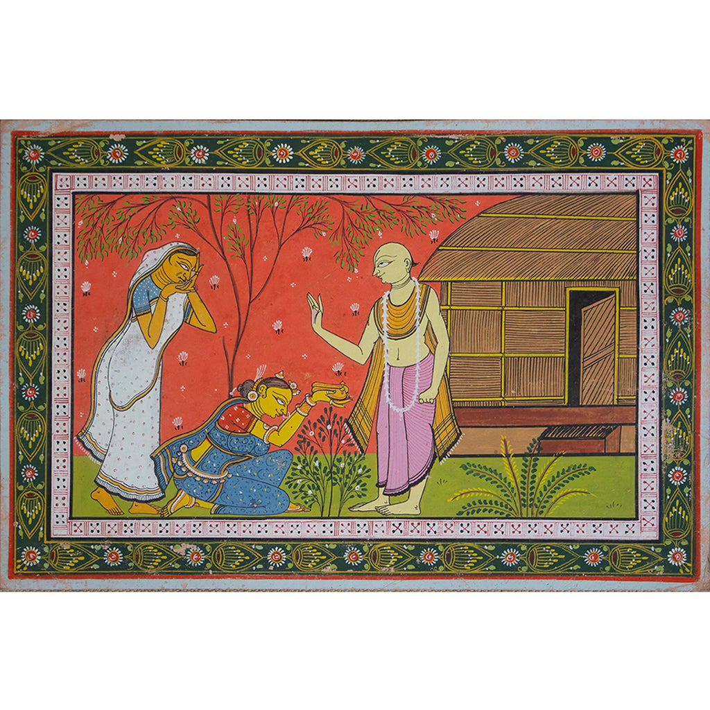 Orissa Pattachitra - Chaitanya Prabhu