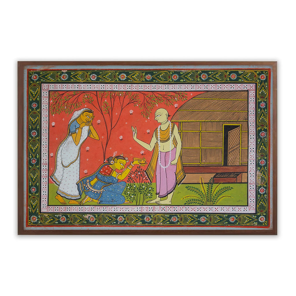 Orissa Pattachitra - Chaitanya Prabhu
