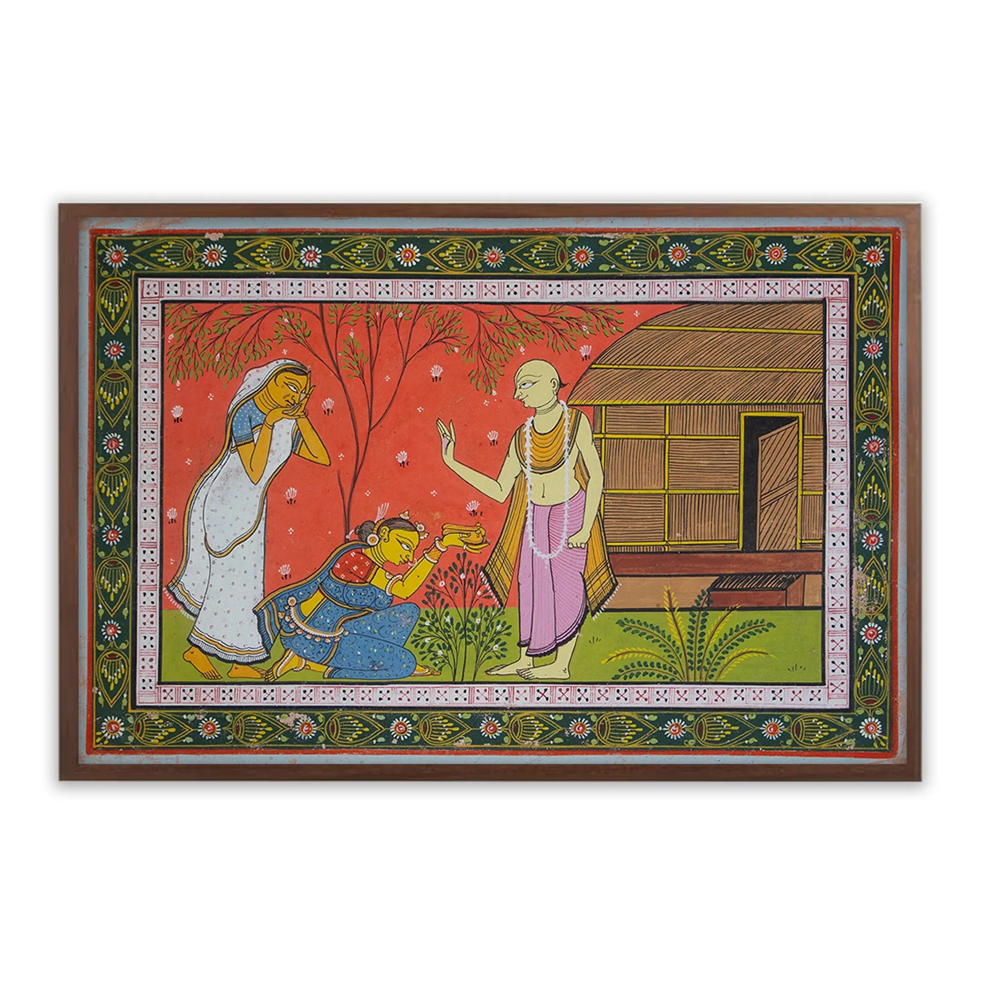 Orissa Pattachitra - Chaitanya Prabhu
