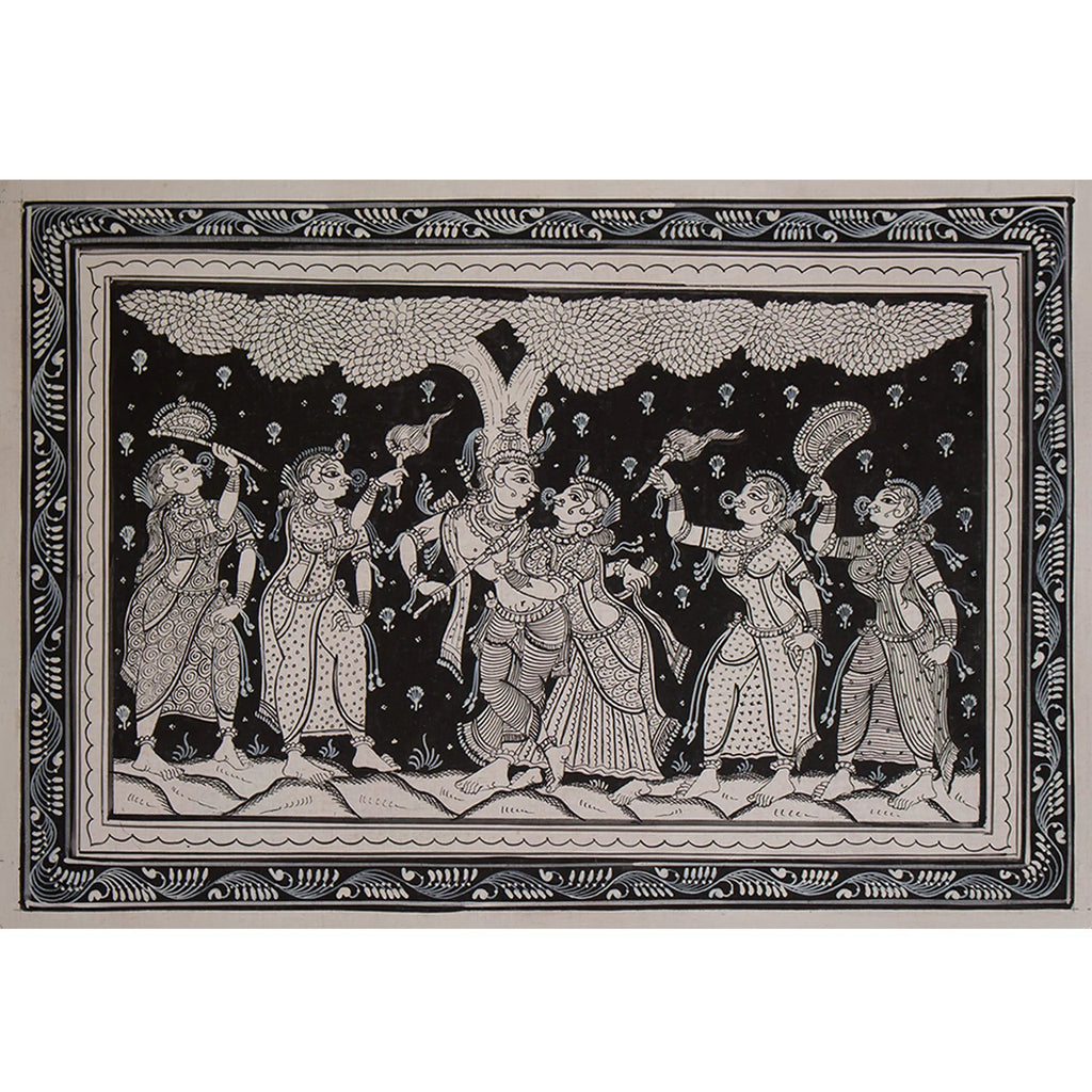 Orissa Pattachitra - Radha Krishna