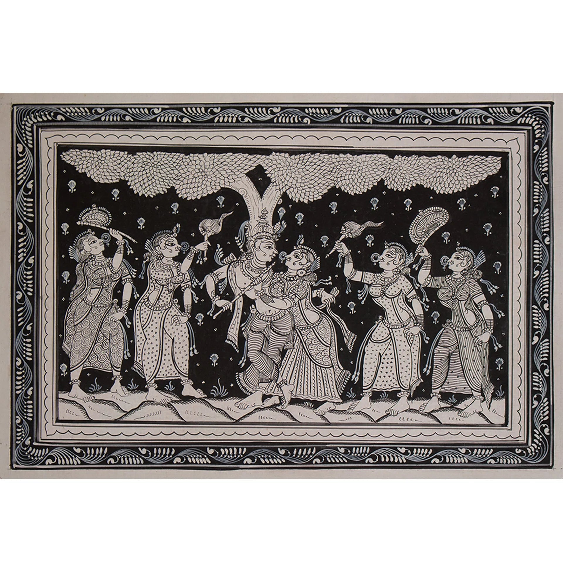 Orissa Pattachitra - Radha Krishna