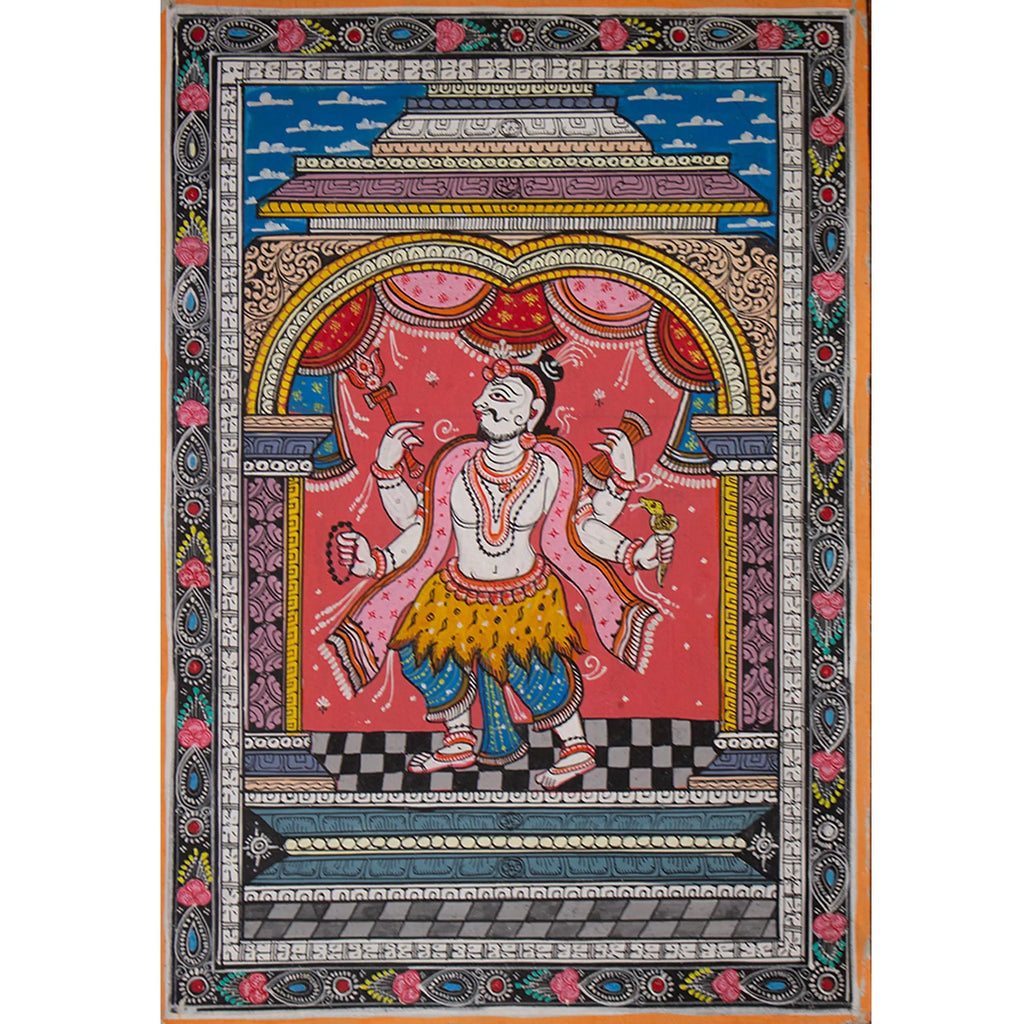 Orissa Pattachitra - Shiv Ji