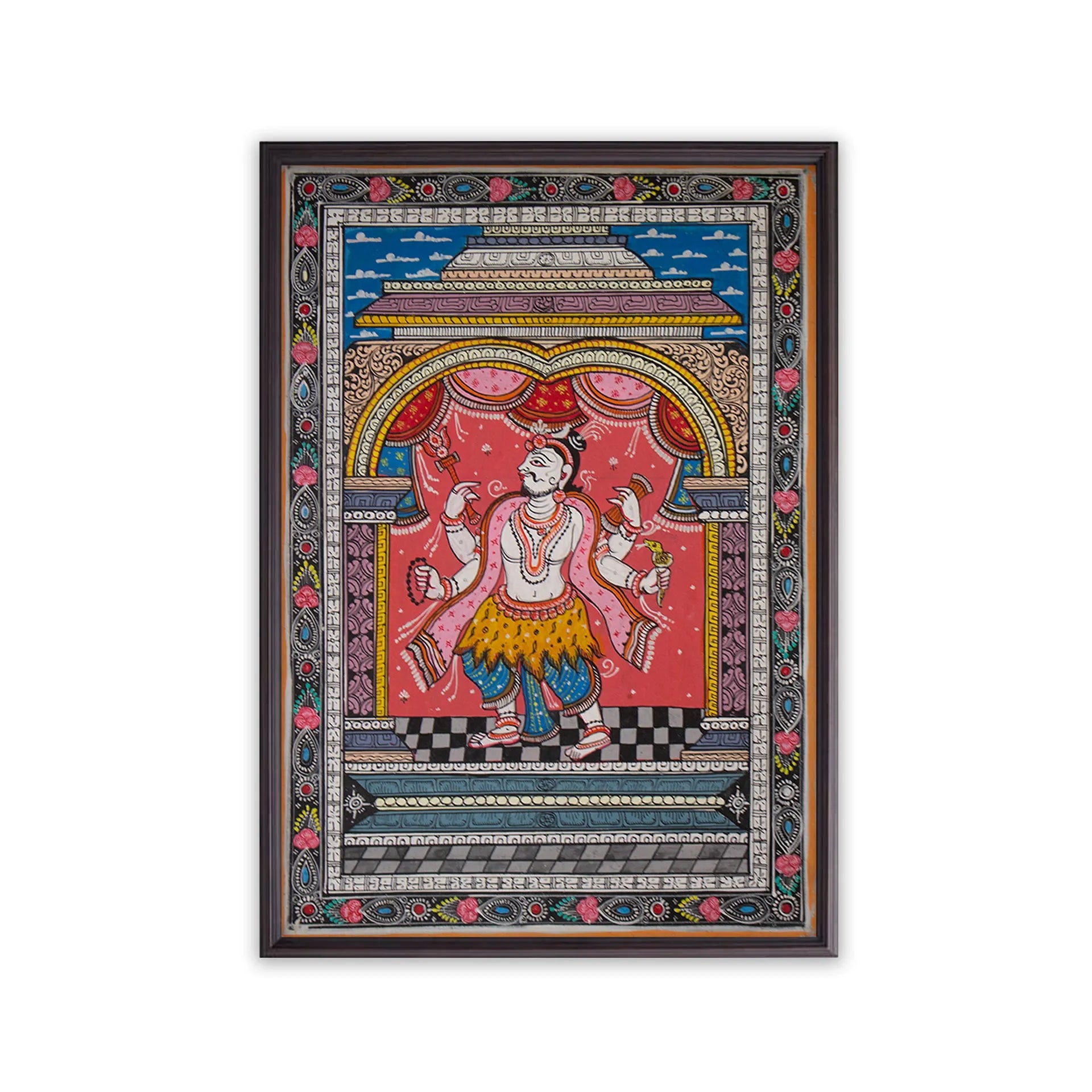 Orissa Pattachitra - Shiv Ji