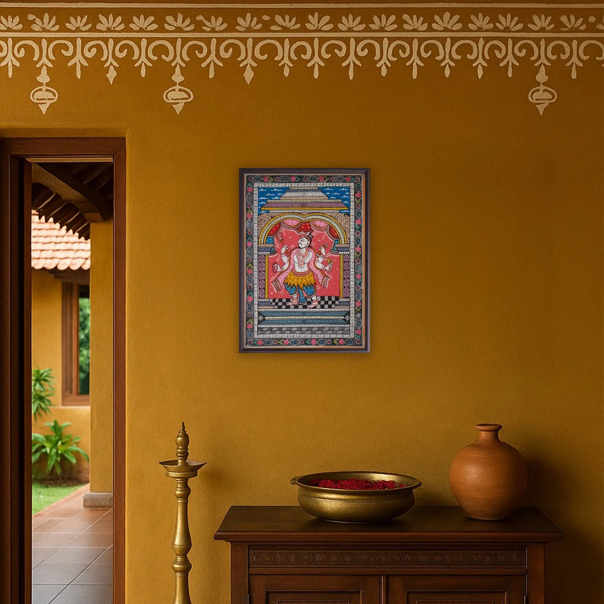 Orissa Pattachitra - Shiv Ji