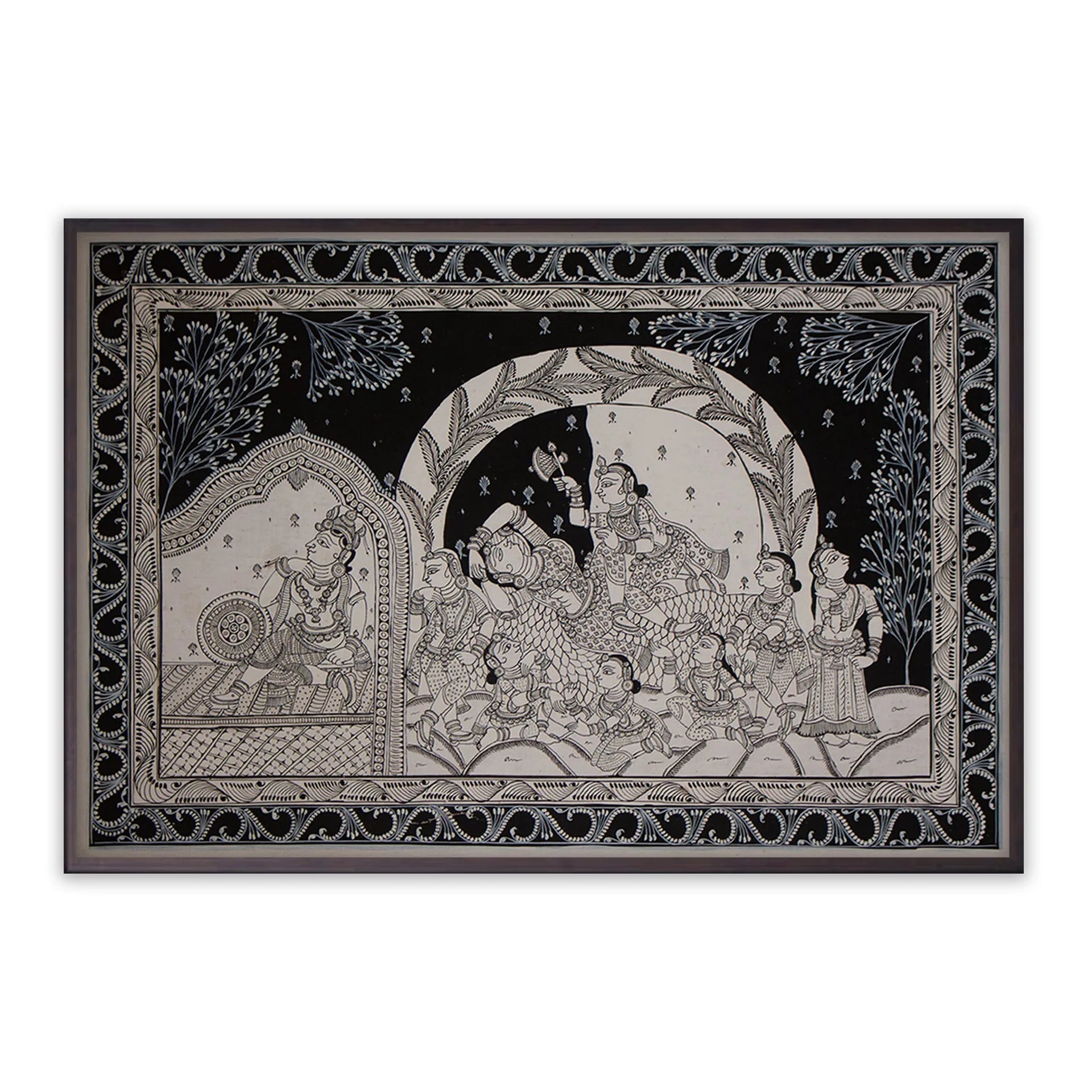 Orissa Pattachitra - Radha and Krishna
