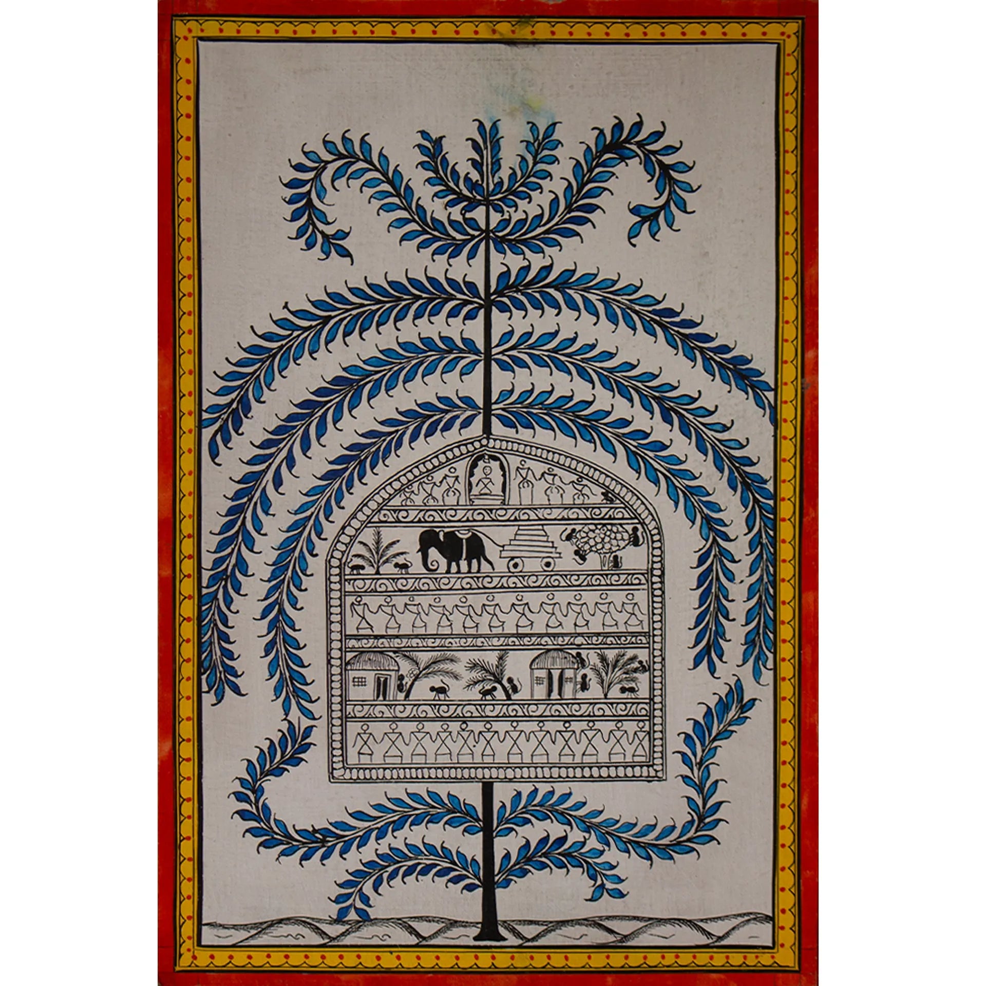 Orissa Pattachitra - Tribal tree