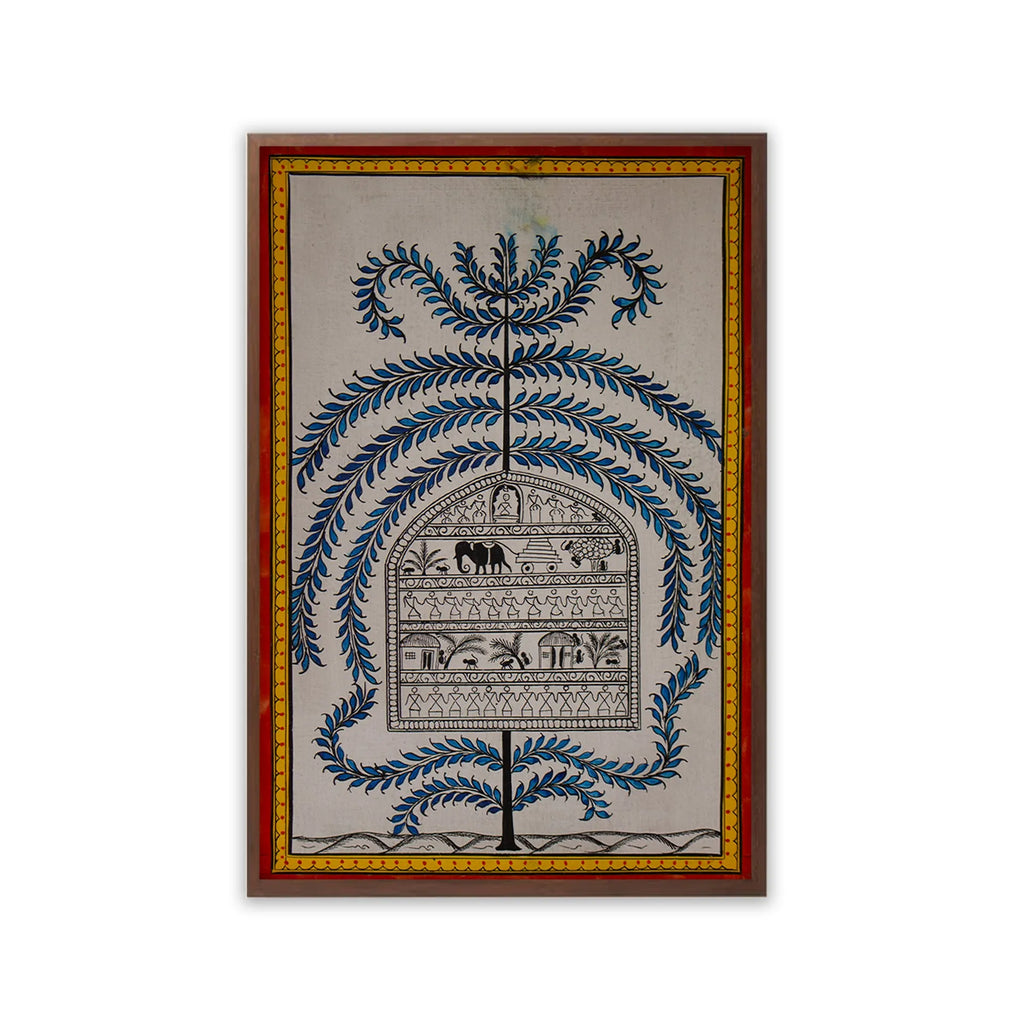 Orissa Pattachitra - Tribal tree