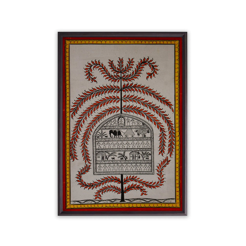Orissa Pattachitra - Tribal tree