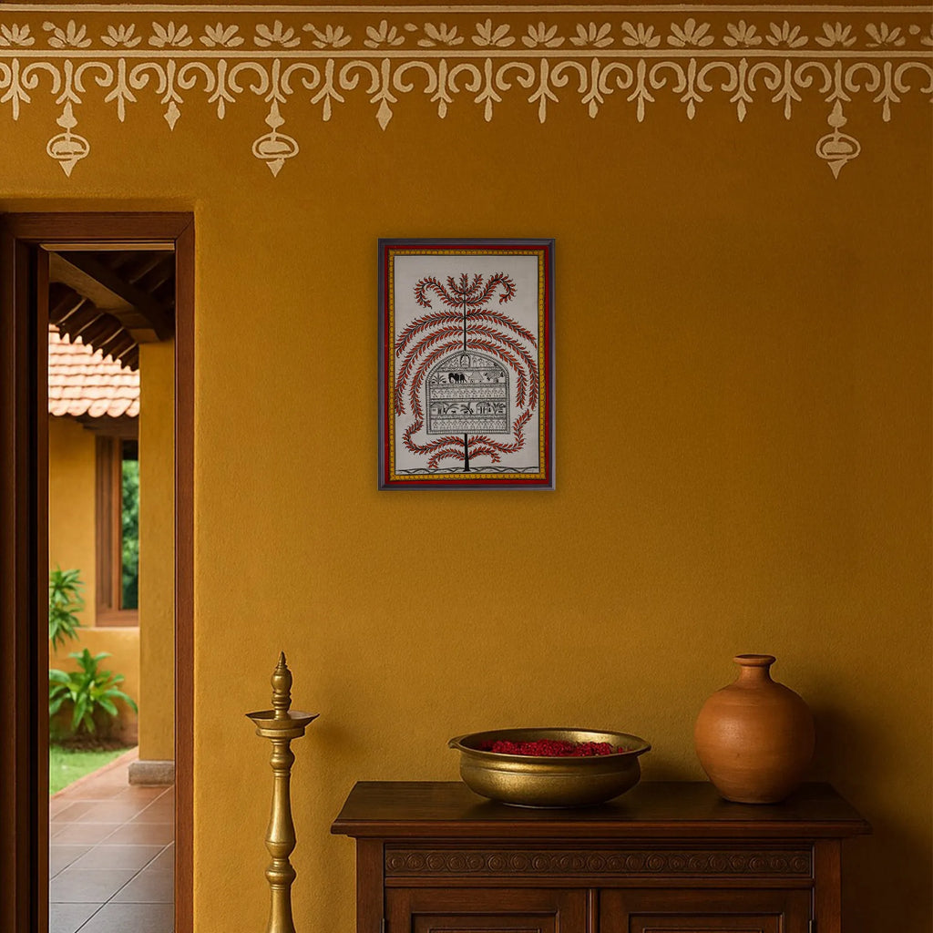 Orissa Pattachitra - Tribal tree