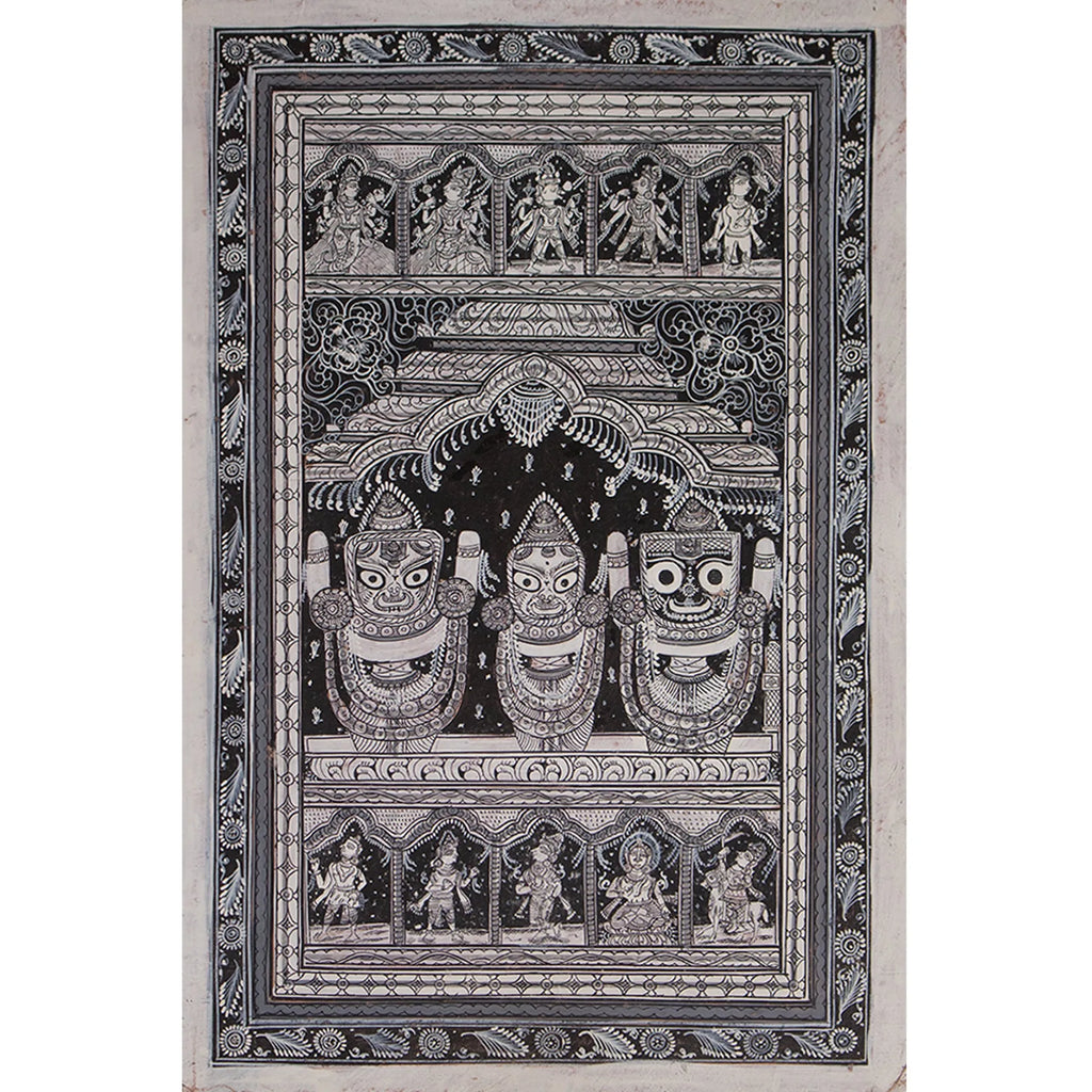Orissa Pattachitra - Jagannath Ji with dasavtar